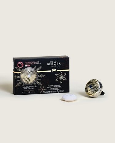 Autoparfum Startersset + 1 navulling Pomelis On/Off &ndash; Splendeur Vanill&eacute;e