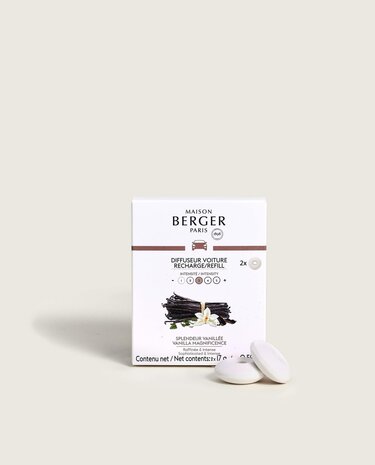 Navulling autoparfum  2 stuks Splendeur Vanill&eacute;e