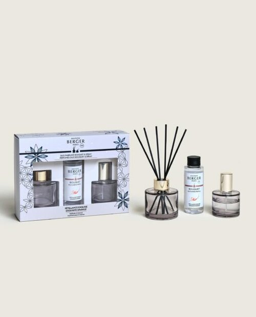 Duo mini Rosalie Parfumsticks 90ml + 50ml roomspray &ndash; P&eacute;tillance Exquise