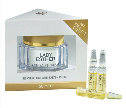 Anti-Aging Cream 50 ml inclusief  gratis 3 ampullen (t.w.v. &euro;  15,00)  