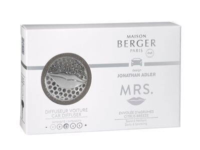 Coffret auto-diffuser + 1 recharge Jonathan Adler – Mrs. Gun Chrome/ Envolée d’Agrumes 